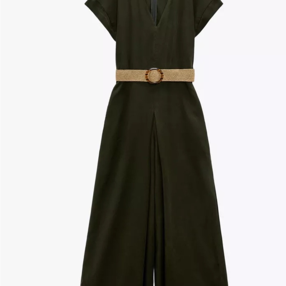 Zara Belted Jumpsuit